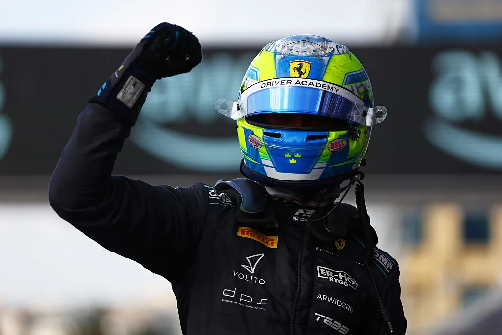 F2 Baku Beganovic Vence Sprint Race Dunne Podio 2026