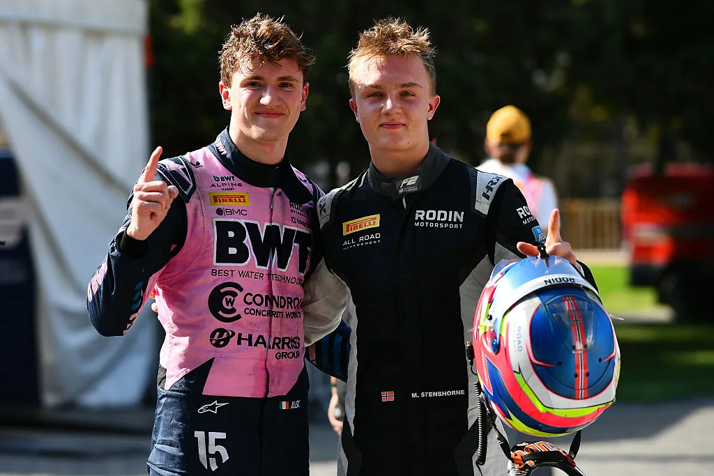 Formula 2 Baku Rodin Dobradinha Poles Dunne Stenshorne