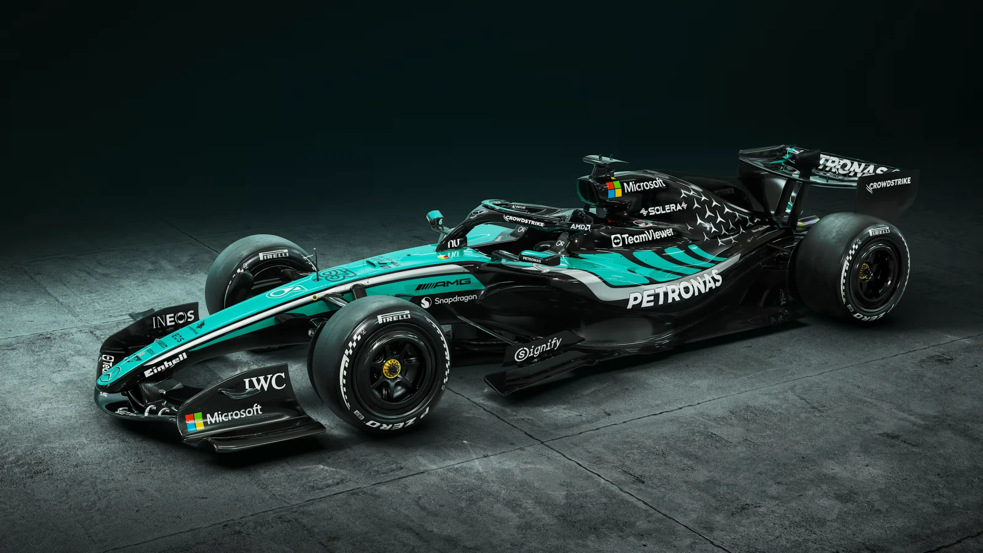 Mercedes Pintura Especial Gp Bahrein Malasia Petronas