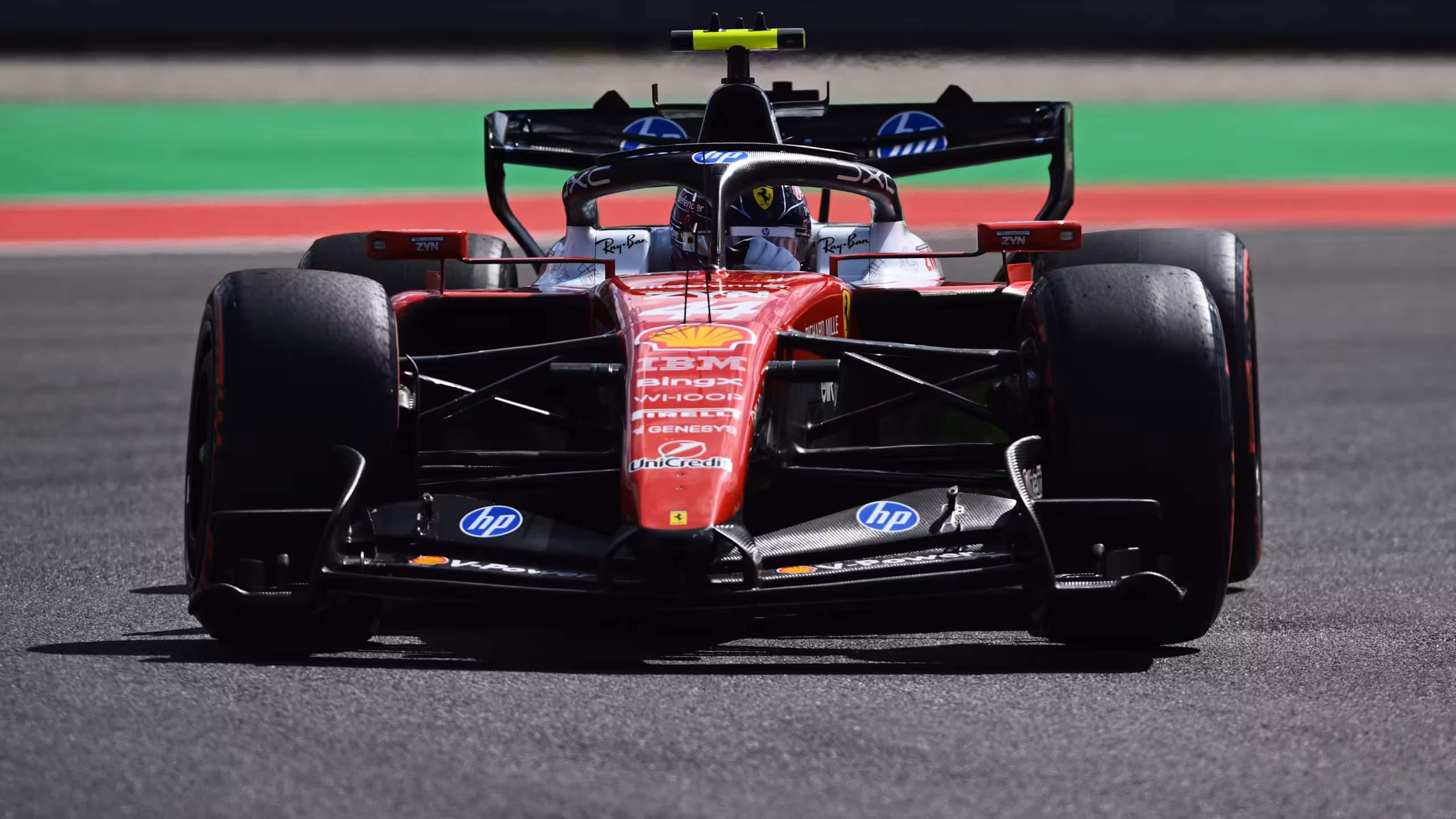 F1 Hamilton Lidera Treino Livre Final Eua Ferrari Domina