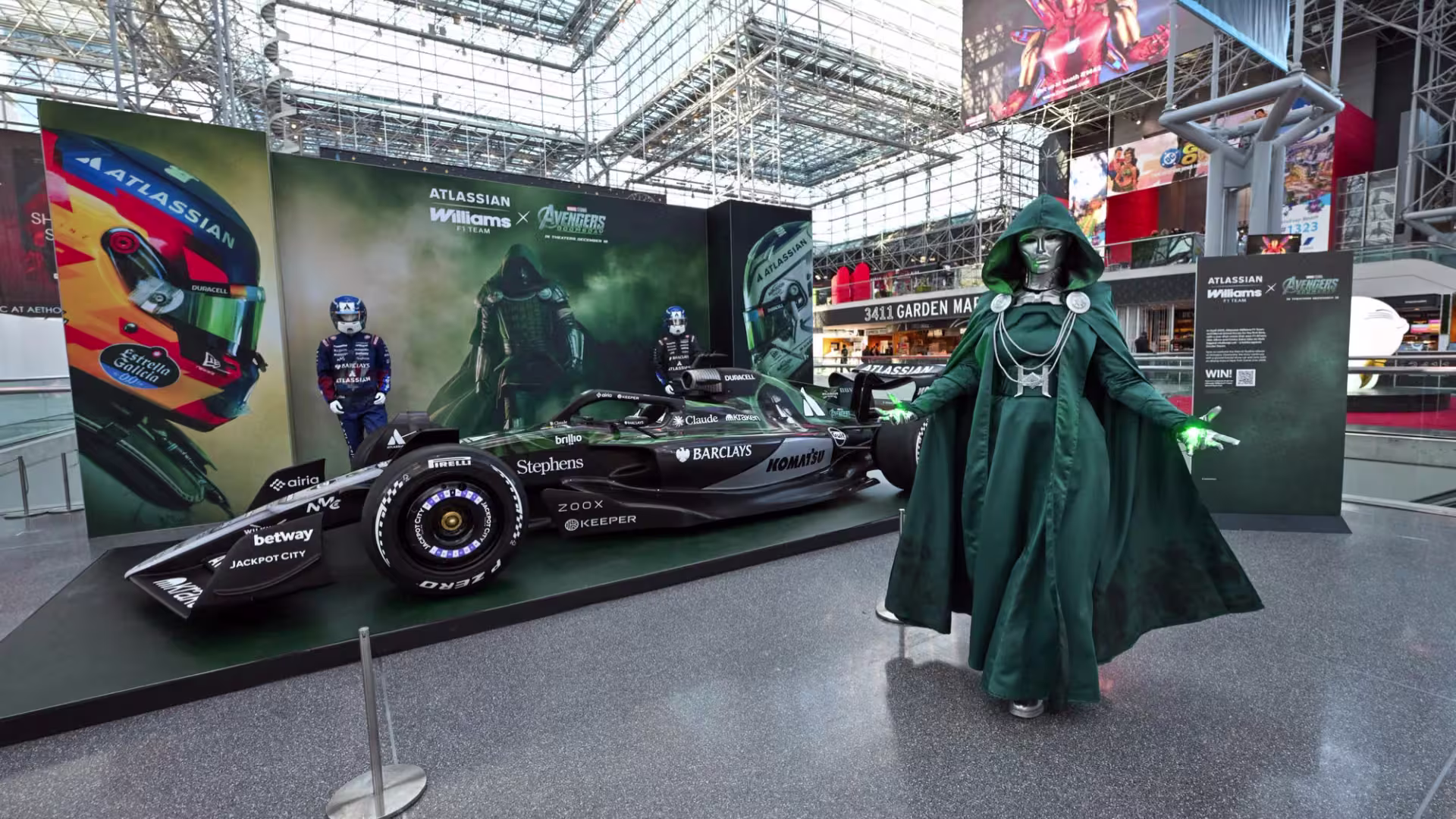 Williams Marvel Doutor Destino Comic Con 2026 Quadrinho F1